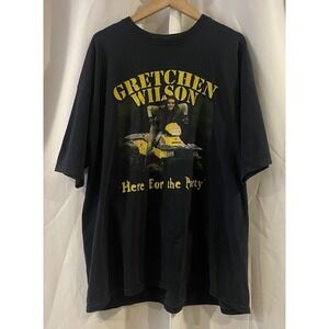 Vintage 2004 Gretchen Wilson‎ Mens Small Here For The Party Tour Country Singer
